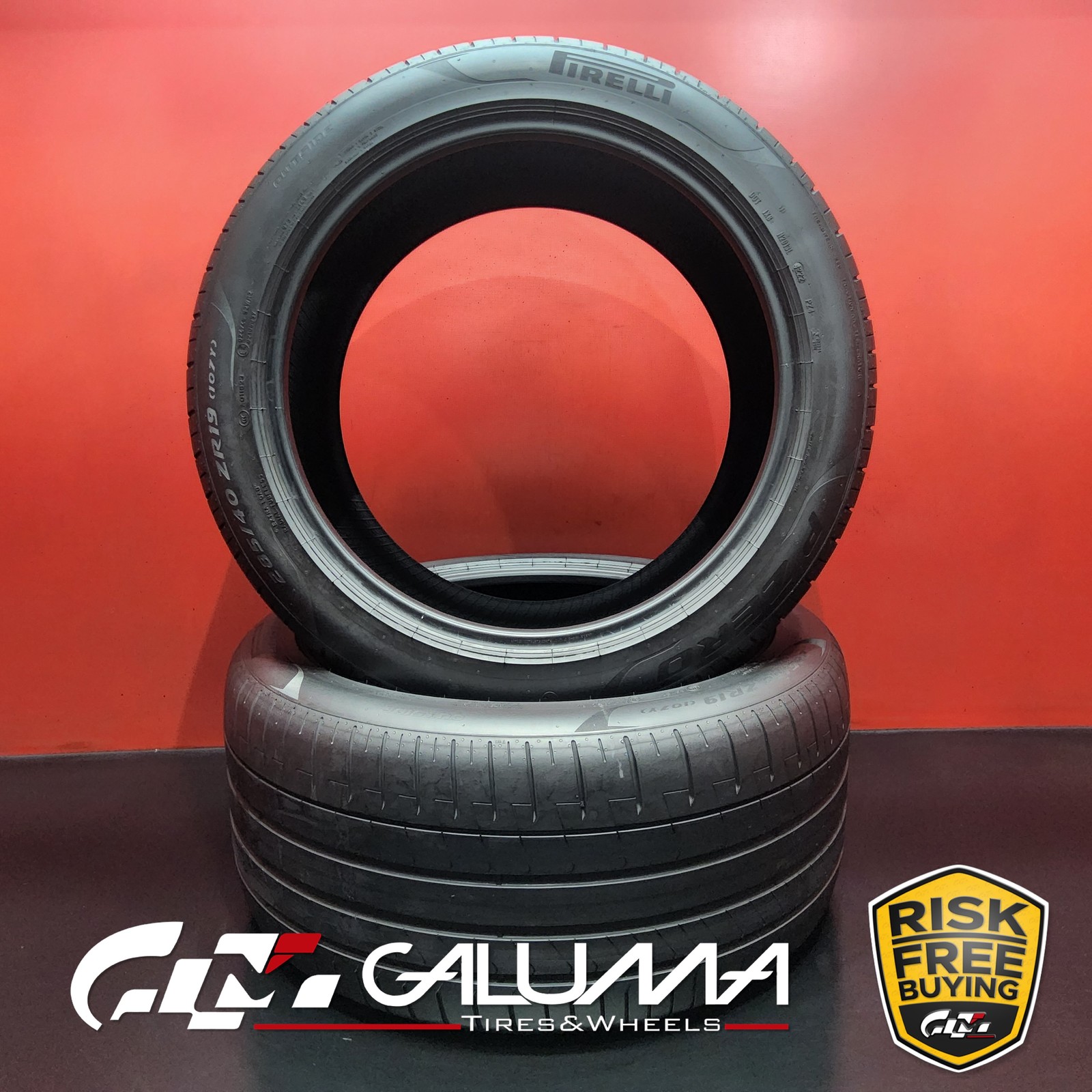 Set of 2 Tires Pirelli P-Zero (PZ4) MO1A XL 285/40ZR19 285/40/19 107Y #95366