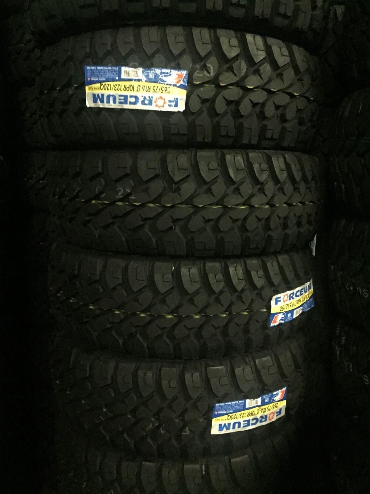 LT265/75R16 265 75 16 123/120Q 10 Ply Forceum MT 08 Plus Mud Terrain 4 New Tire