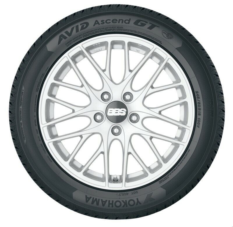 1 NEW 255/45R19 Yokohama AVID Ascend GT 100V (DOT:1625) Tire 255 45 R19