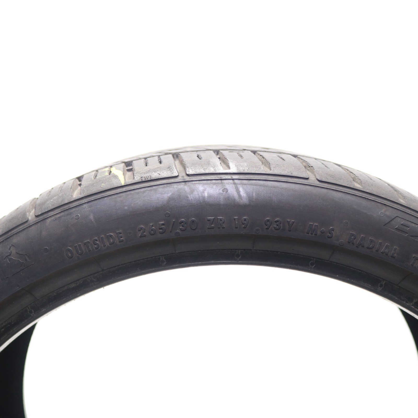 Used 265/30ZR19 Continental ExtremeContact DWS06 Plus – 93Y – 9/32
