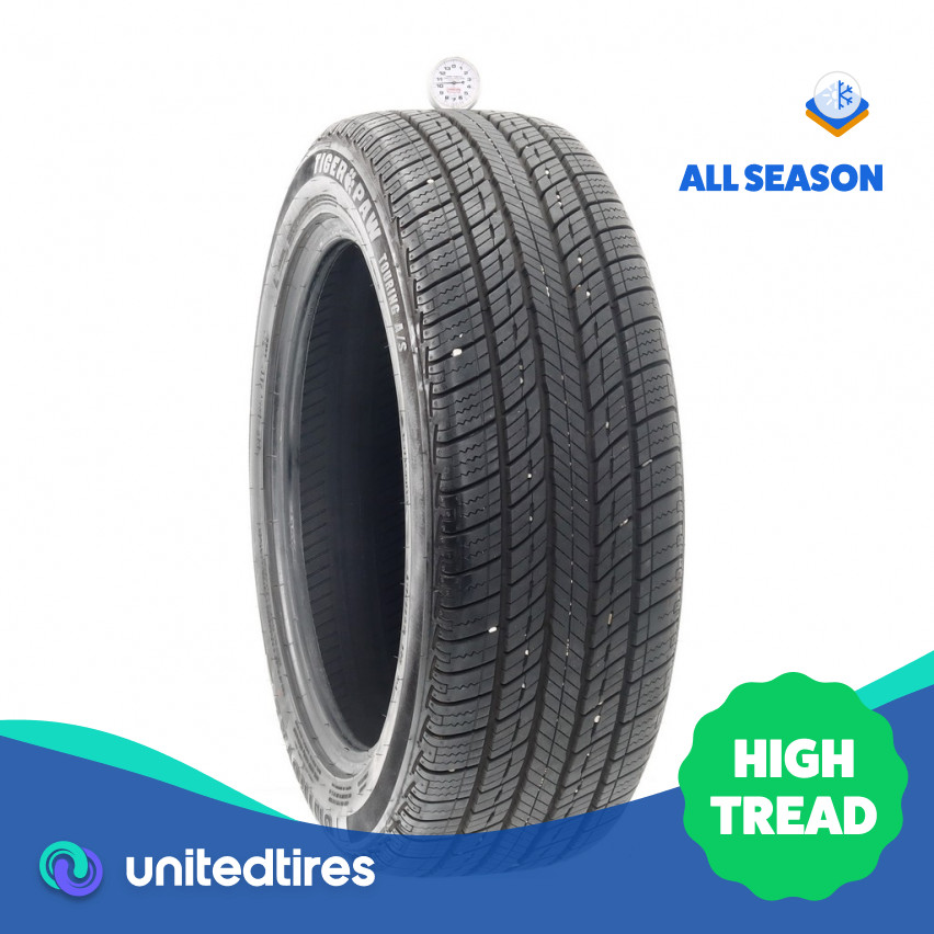 Used 215/55R18 Uniroyal Tiger Paw Touring A/S 95H – 10/32