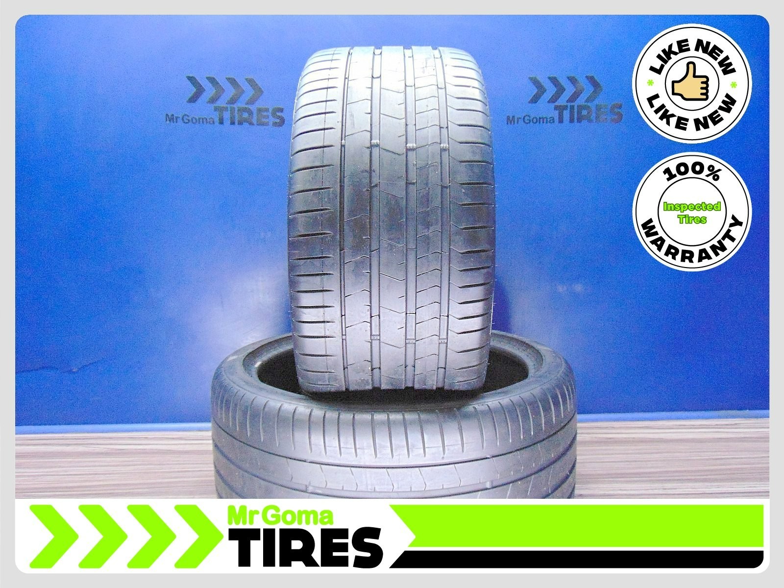 2 PIRELLI P ZERO TM PZ4 FSC XL 315/30R22 USED TIRES 107Y 7.3/32 3153022
