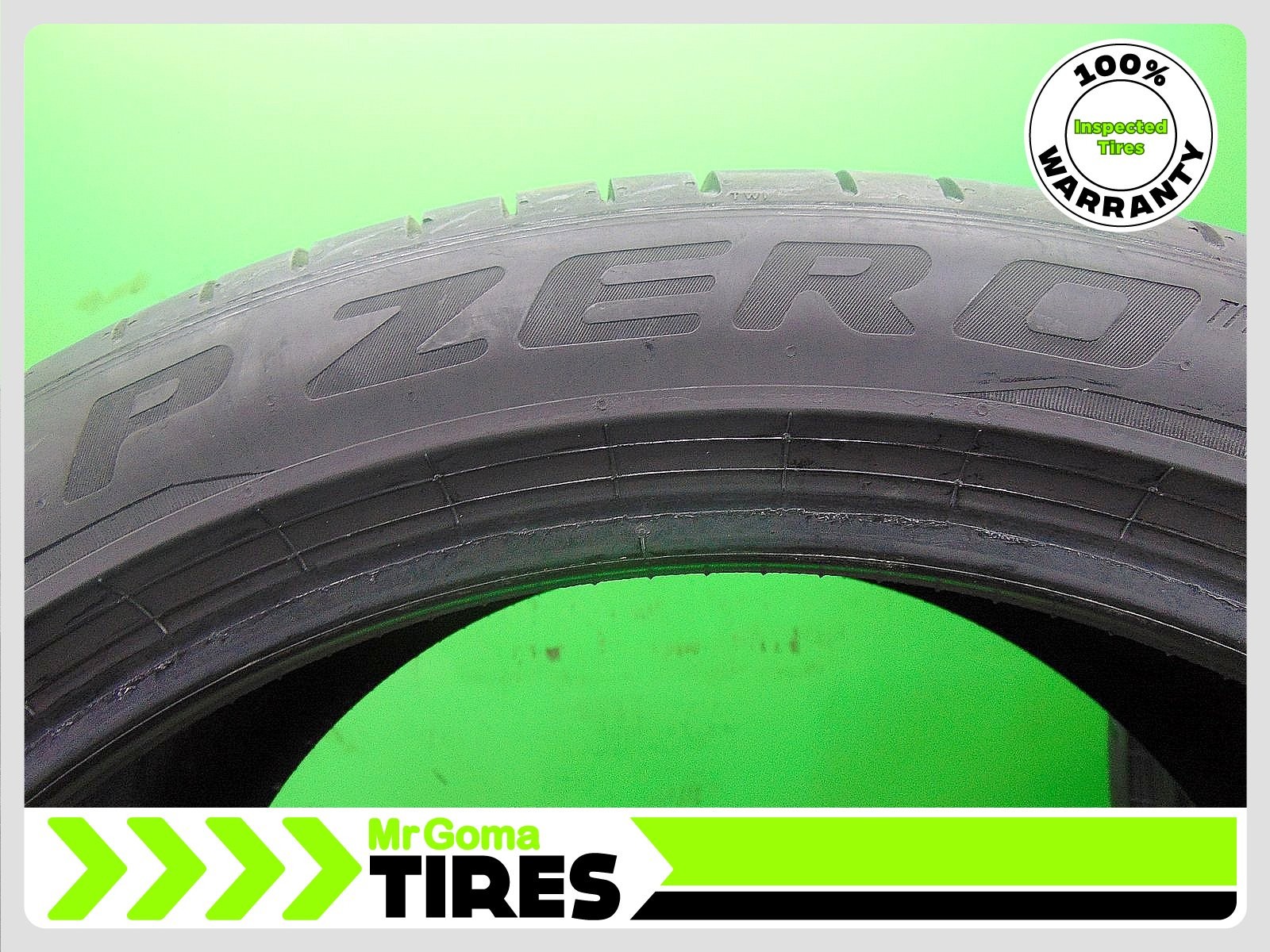 2 315/35R21 USED TIRES PIRELLI P ZERO TM PZ4 RSC RFT XL 6.8/32 TREAD 111Y