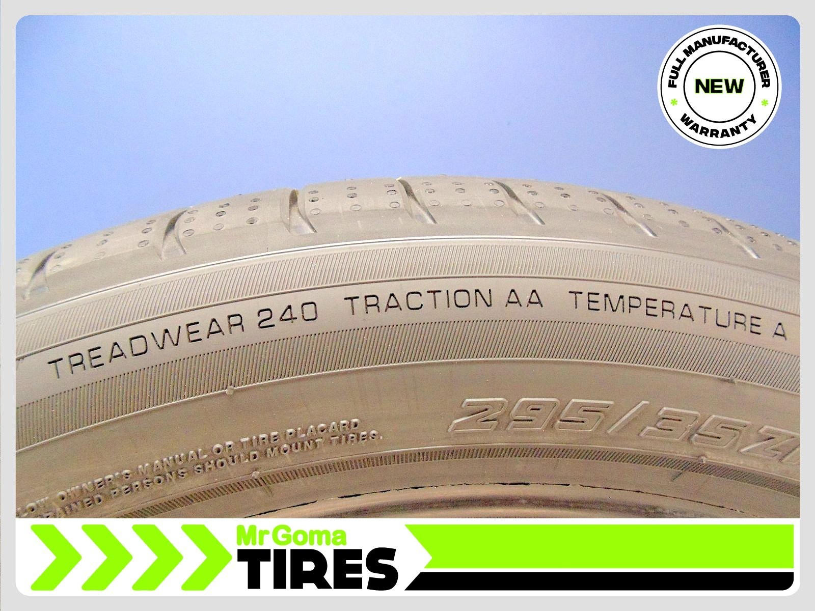 2 BRAND NEW 295/35ZR19 YOKOHAMA ADVAN SPORT V107 MO1 XL 104Y MERCEDES 2953519