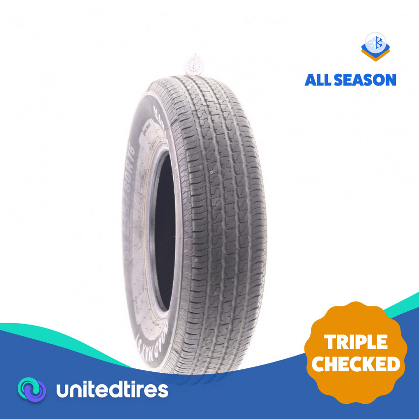 Used ST 235/80R16 National Road Max ST 124/120N – 7/32