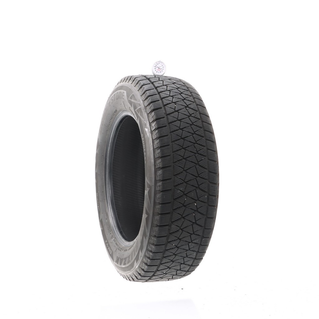 Set of (4) Used 225/65R17 Bridgestone Blizzak DM-V2 102S – 9.5-11/32