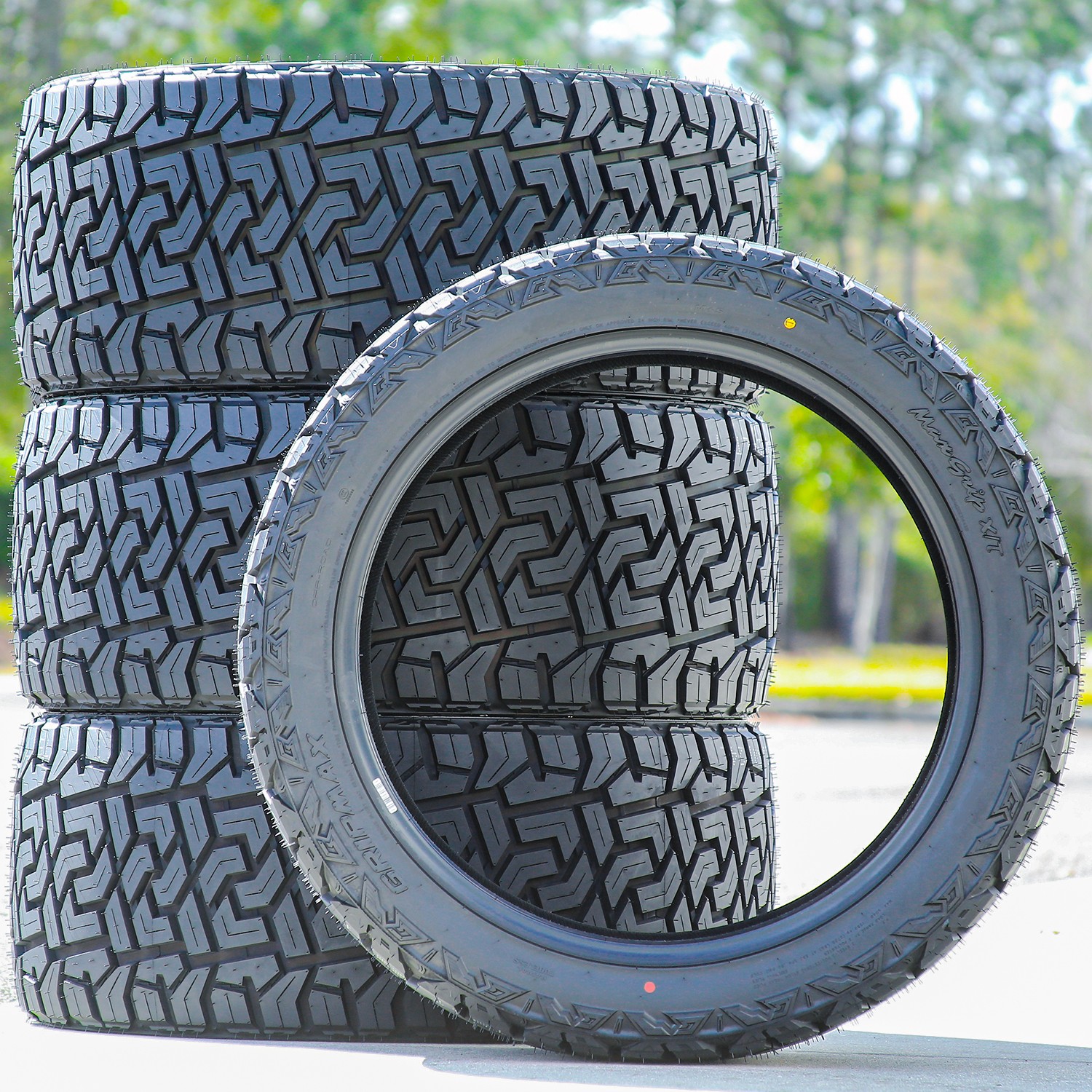 4 Tires Gripmax MaxGrip X/T LT 33X14.50R24 Load F 12 Ply XT Extreme Terrain
