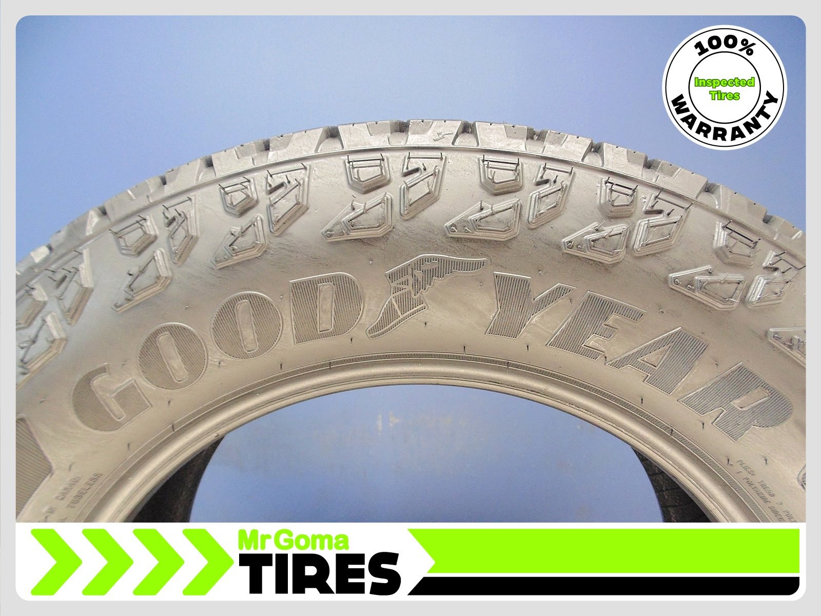 1 GOODYEAR WRANGLER TERRITORY AT 265/60R18 USED TIRE 9.6/32 TREAD 110H 2656018