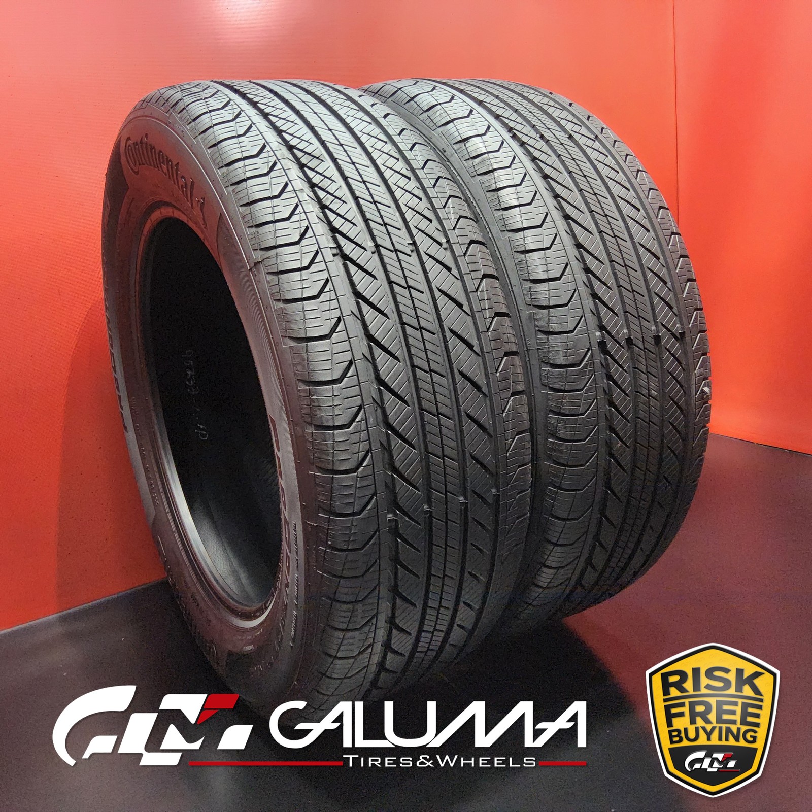 Set of 2 Tires LikeNEW Continental ProContact GX 235/60R18 2356018 103H #95233