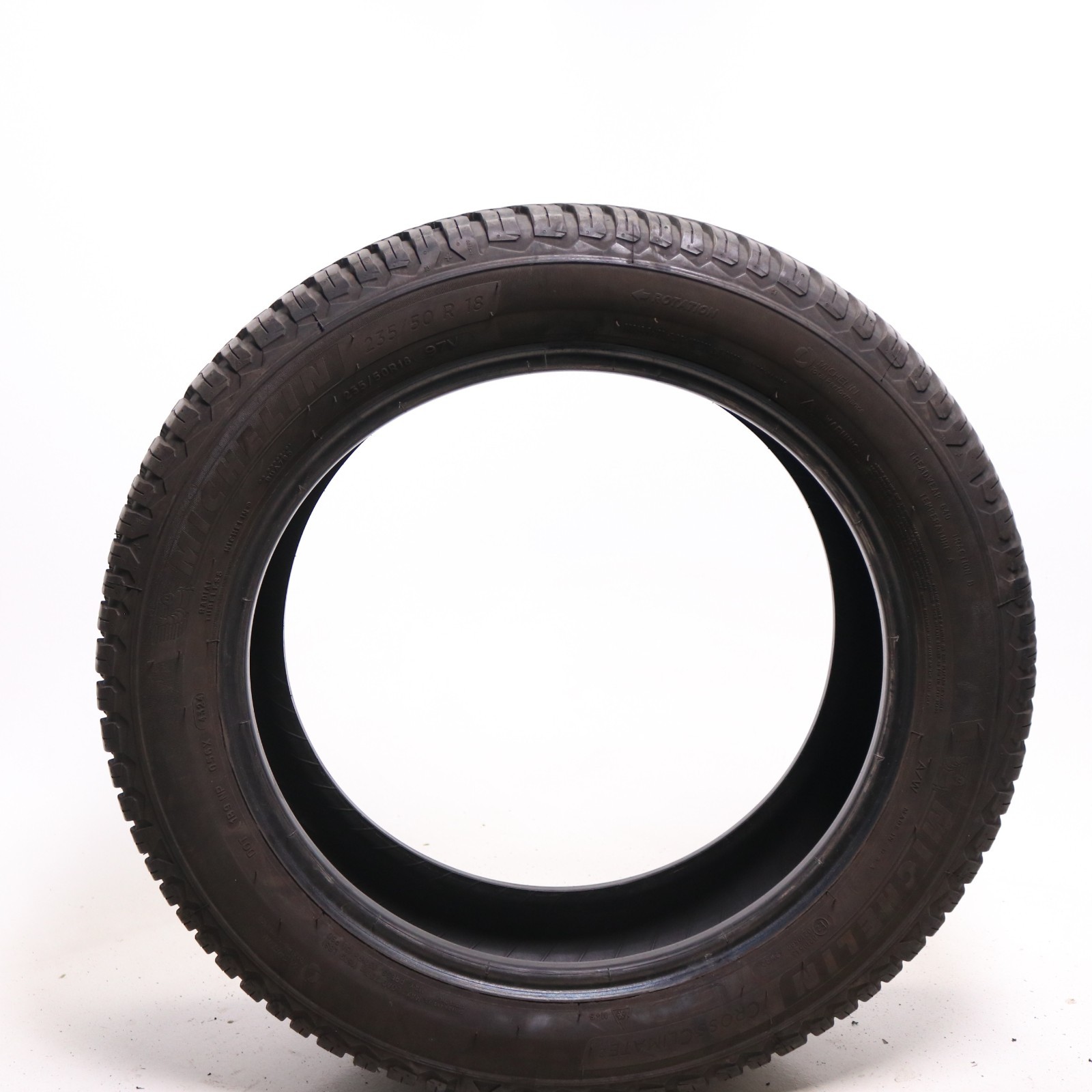 Set of 2 Used 235/50R18 Michelin CrossClimate 2 – 97V – 8-9/32 No Repairs