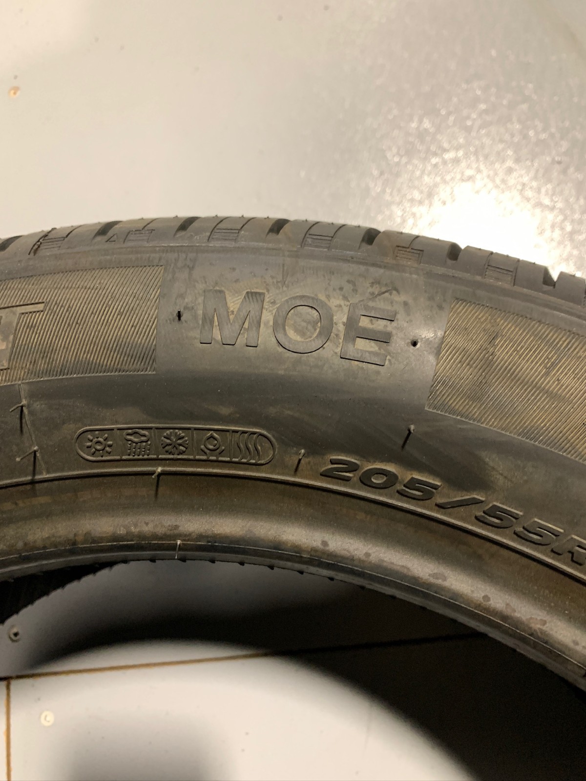 4 Take Off 205 55 17 Hankook Kinergy GT HRS All Season Run Flat Tires