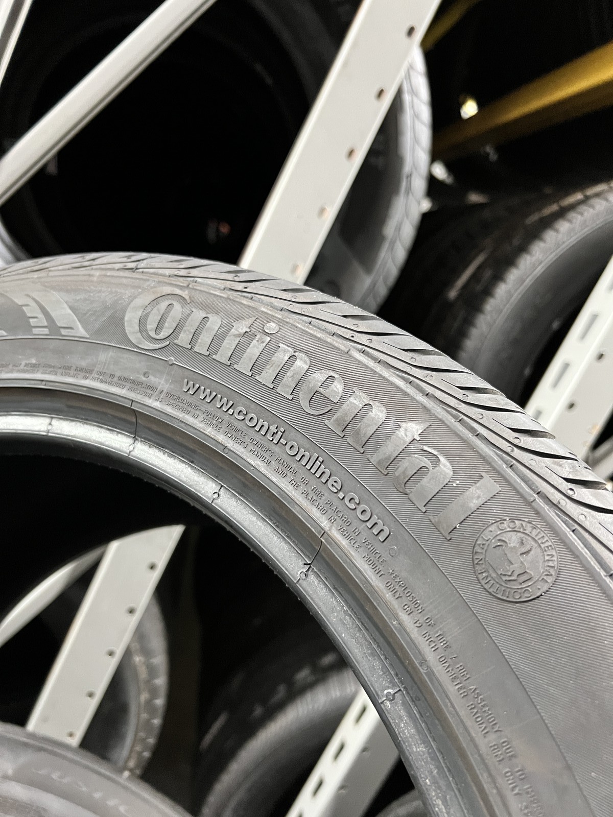 Set Of 2 Continental ContiProContact AO 255/45R19 104H DOT.3725 10/32 NO Patch