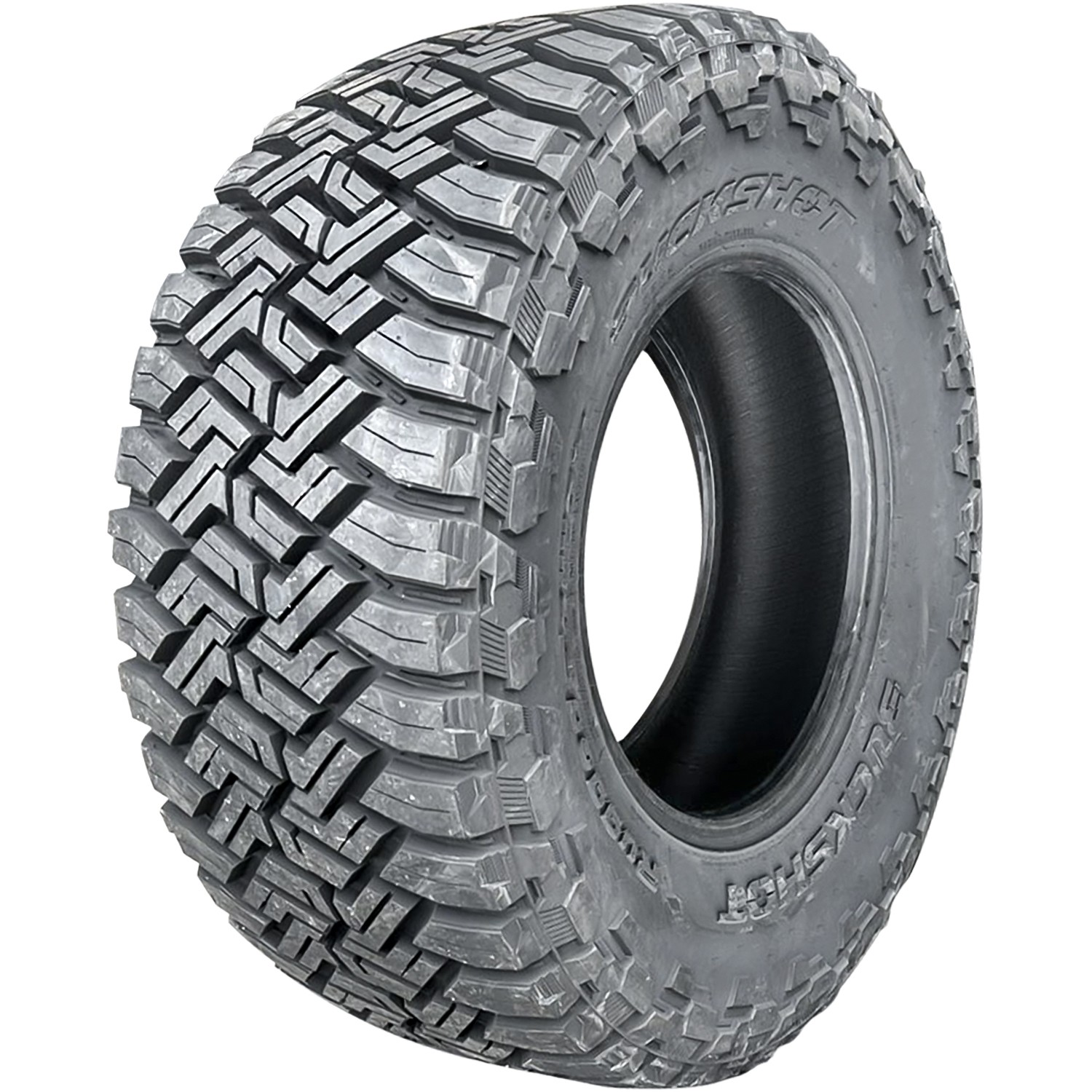 6 Buckshot 33X12.50R17 120Q E 10 Ply Light Truck Tires 50k Mi Warranty