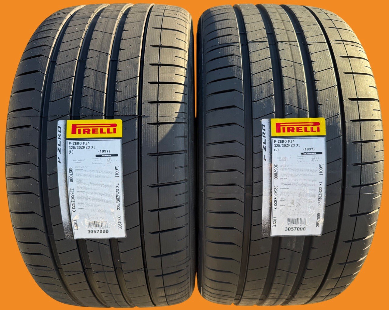 Set of TWO BRAND NEW 325/30ZR23 (109Y) Pirelli P Zero PZ4 Sport L Tires 3253023