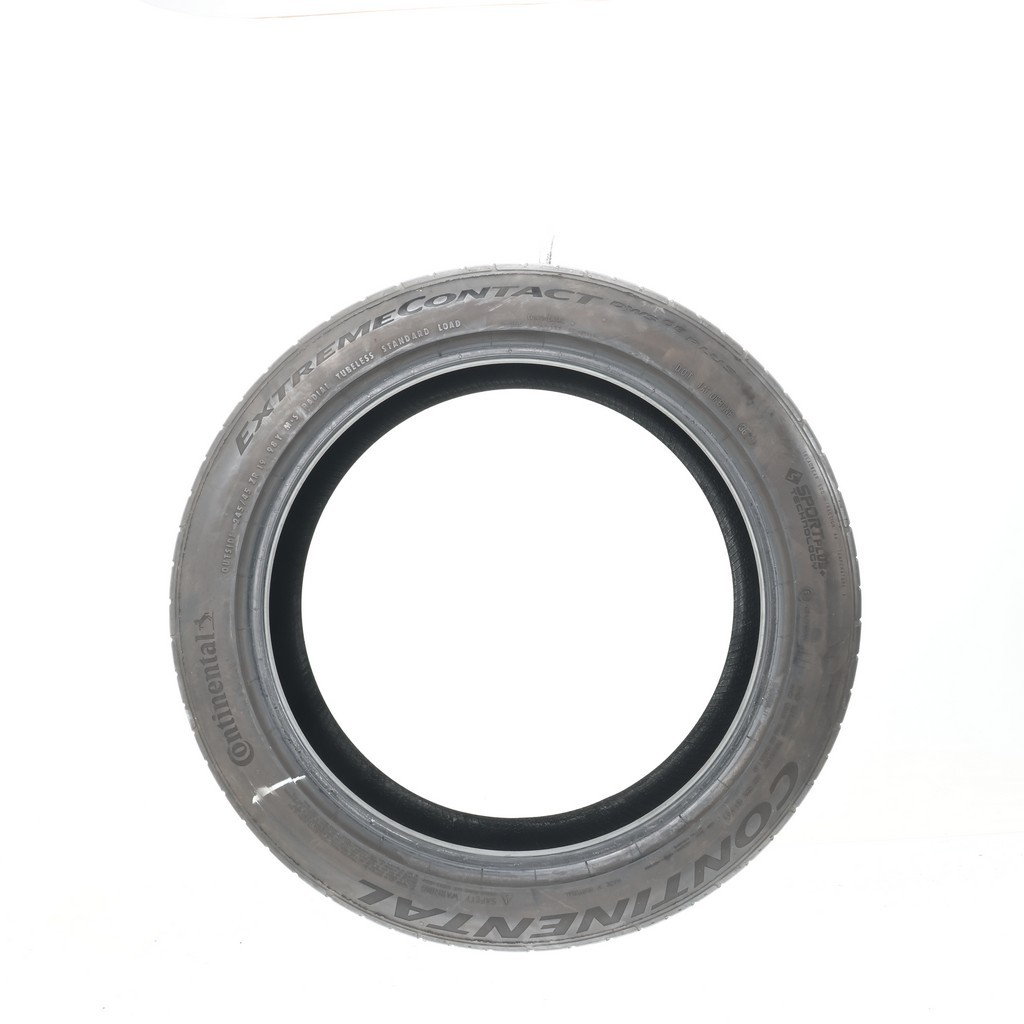 Used 245/45ZR19 Continental ExtremeContact DWS06 Plus 98Y – 5.5/32