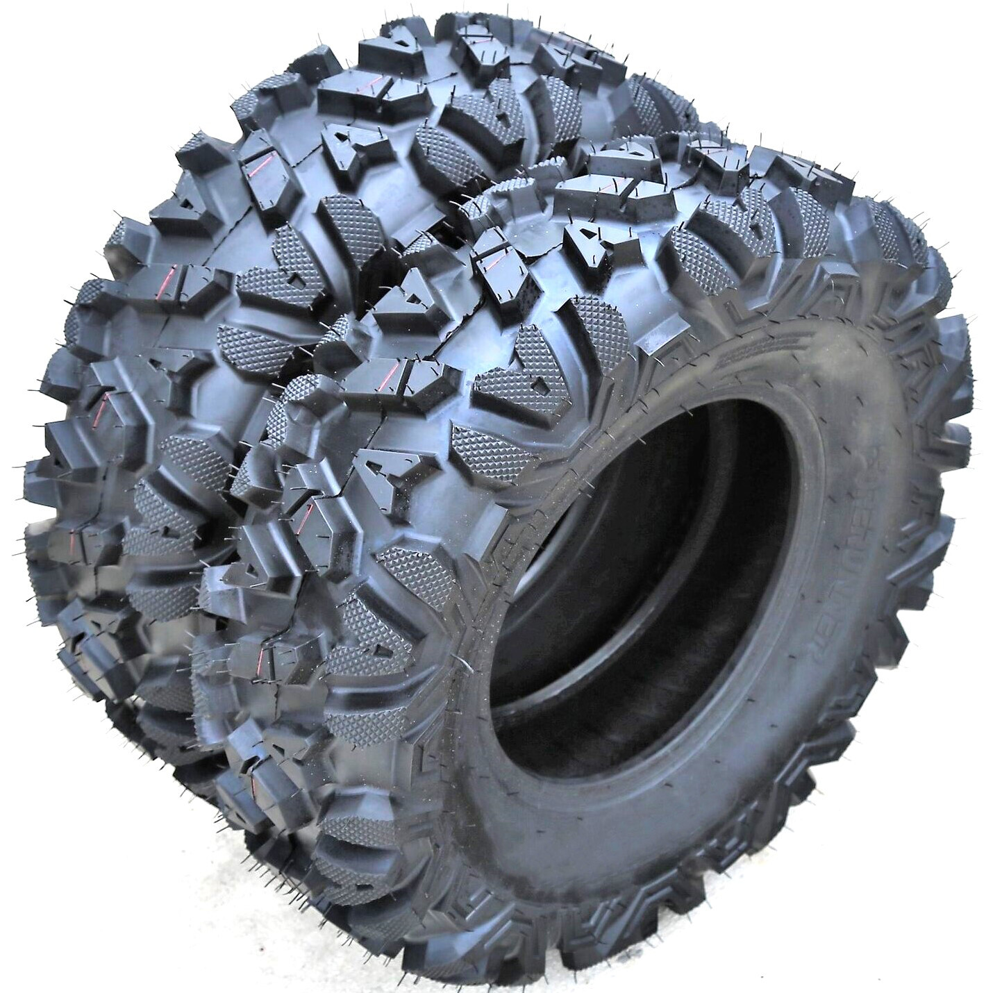 2 Forerunner Knight 26×9.00-14 26×9-14 26x9x14 48F 6 Ply M/T Mud ATV UTV Tires