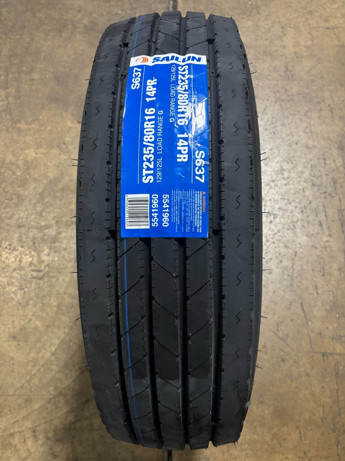 2 (Two) New Sailun S637 LRG/14ply All Steel – ST235/80R16 Tires 2358016