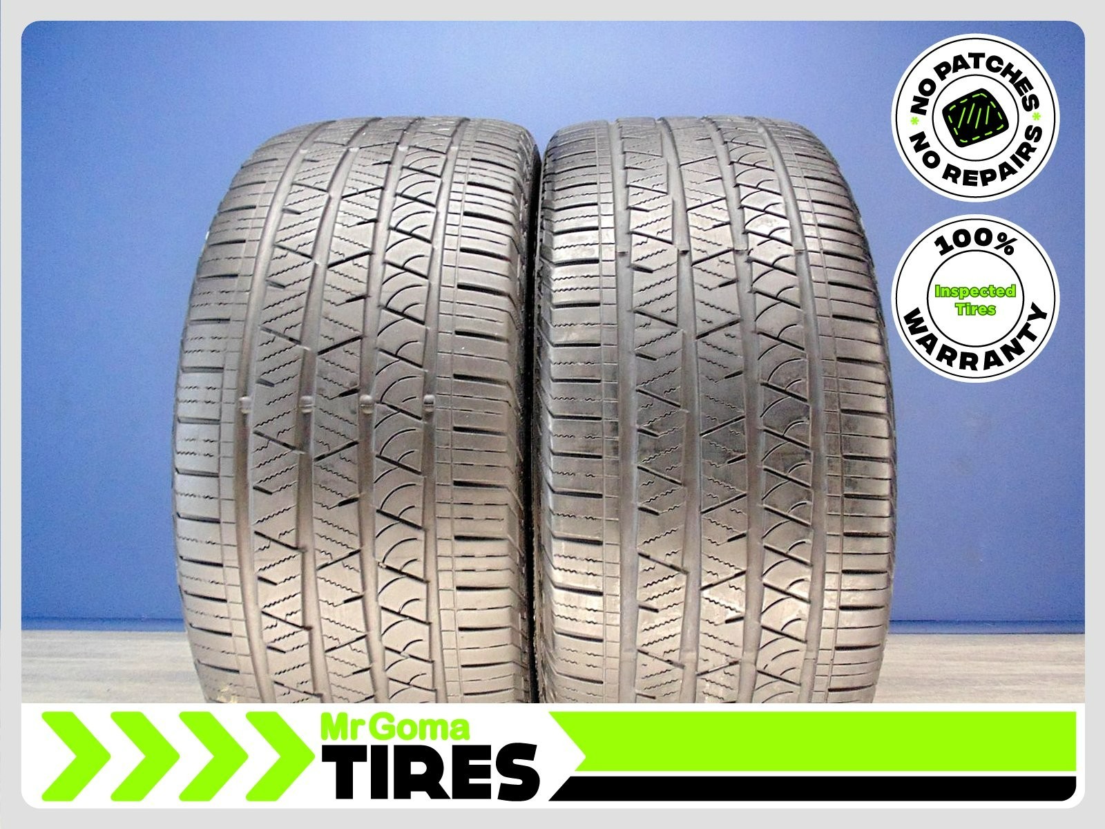 2 CONTINENTAL CROSSCONTACT LX SPORT RFT XL 275/45R20 USEDE TIRES 7.3/32 TREAD