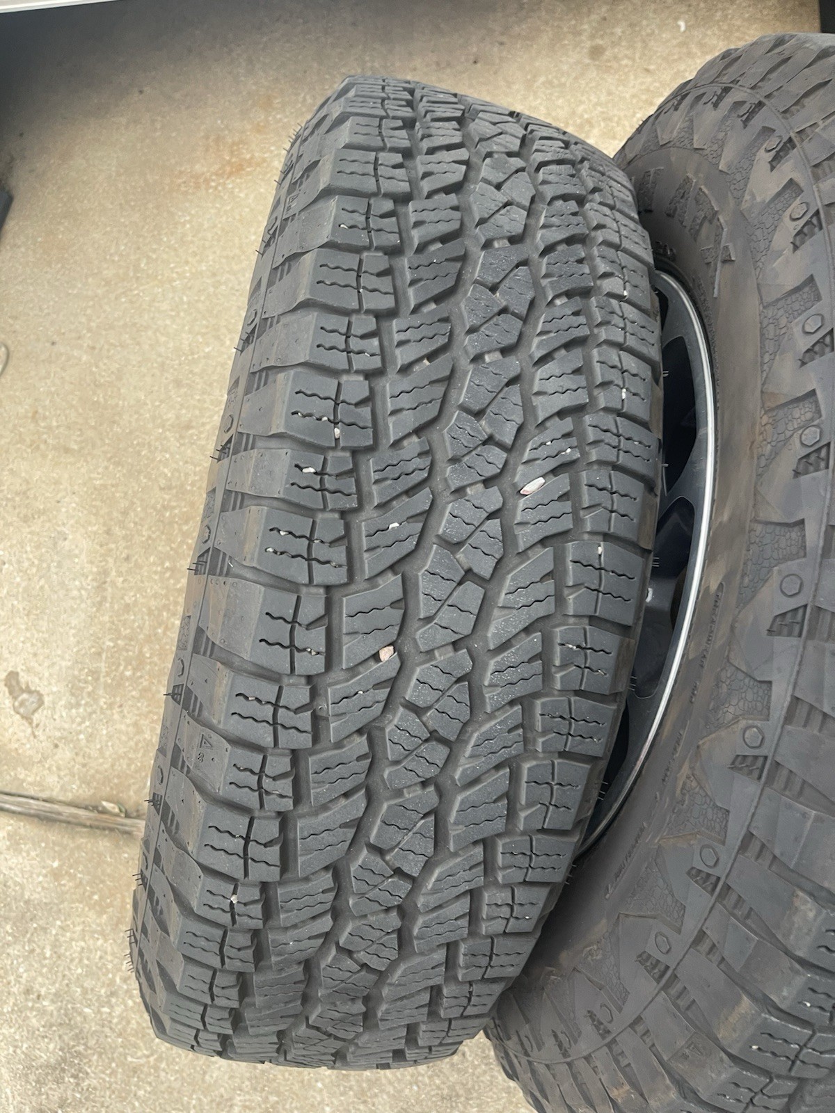 Tires Only 7909 Miles On Them 1 of Them Have 0 Miles On It. New