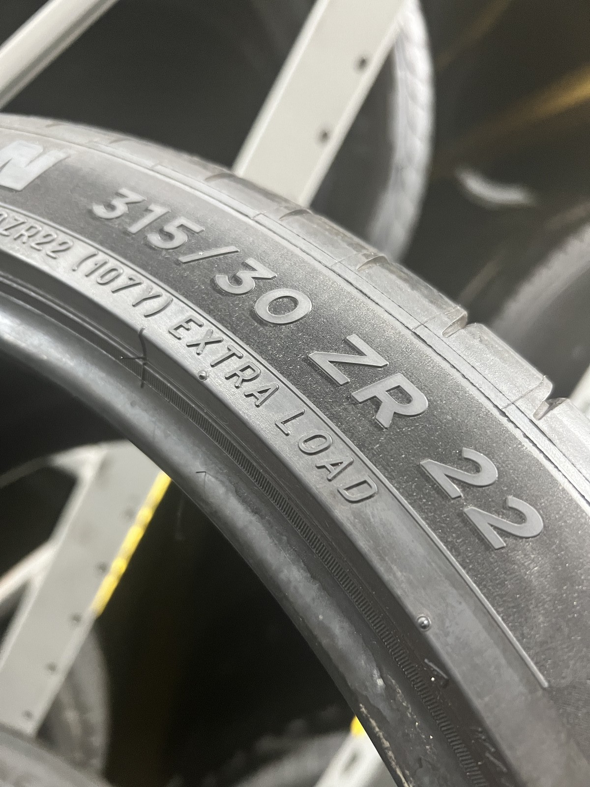 1 Tire Michelin Pilot Sport 4 S ★ BMW 315/30ZR22 107Y DOT.1625 8/32 NO Patch