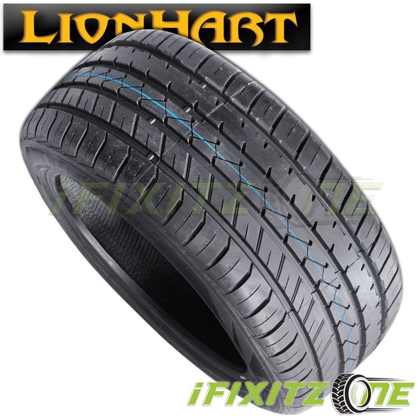 1 Lionhart LH-FIVE 265/40R22 106W Tires 40K Mileage, 320AA UTQG, Performance A/S