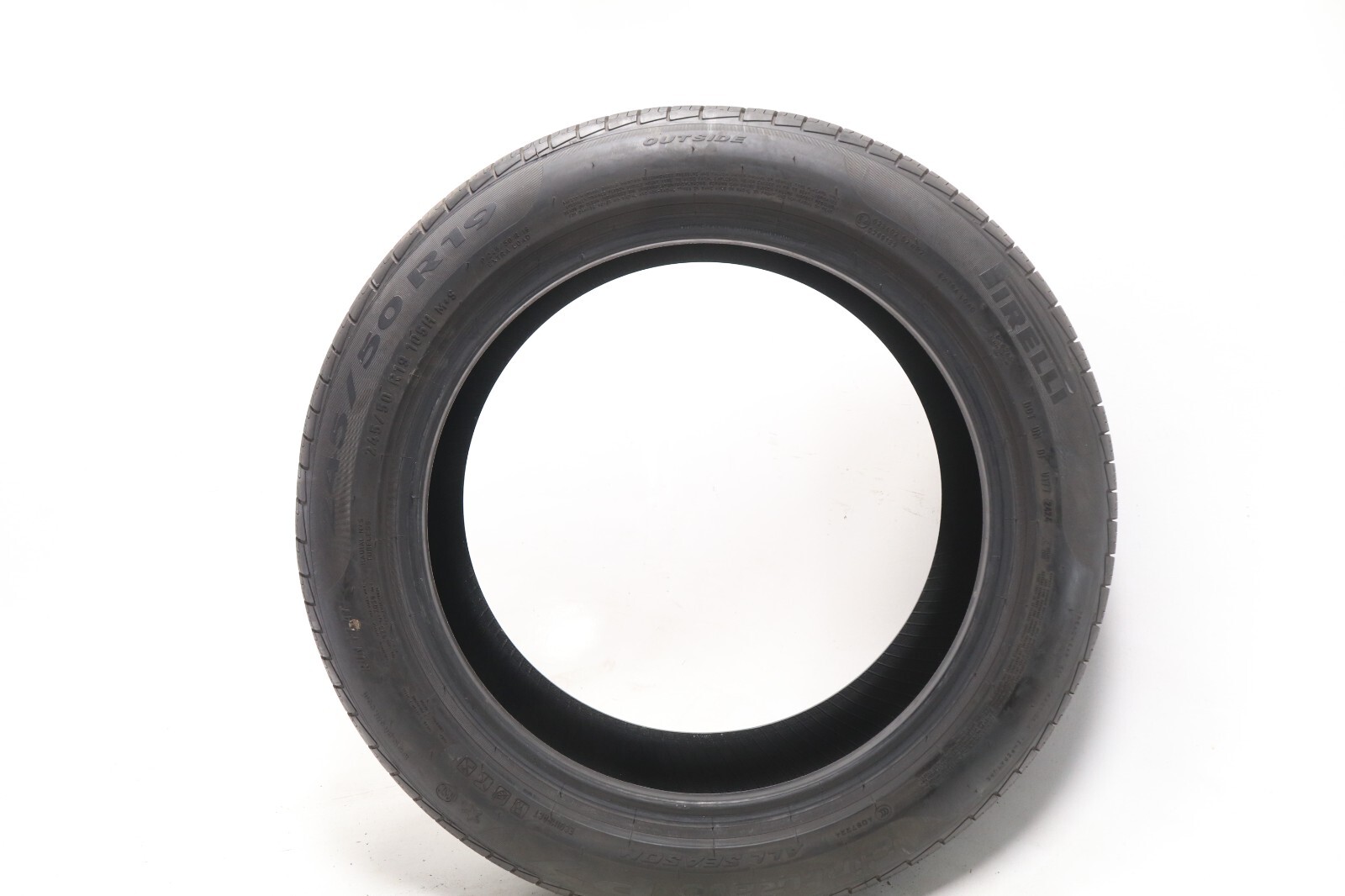 Set of 4 Used 245/50R19 Pirelli Cinturato P7 All Season Run Flat – 105H – 7-8/32