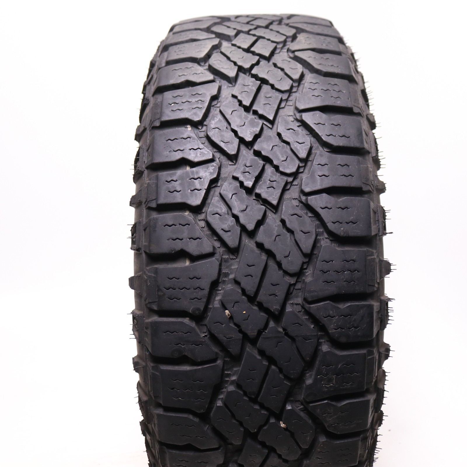 Set of 2 Used 265/65R17 Goodyear Wrangler Duratrac – 112S 9.5-10.5/32 No Repairs