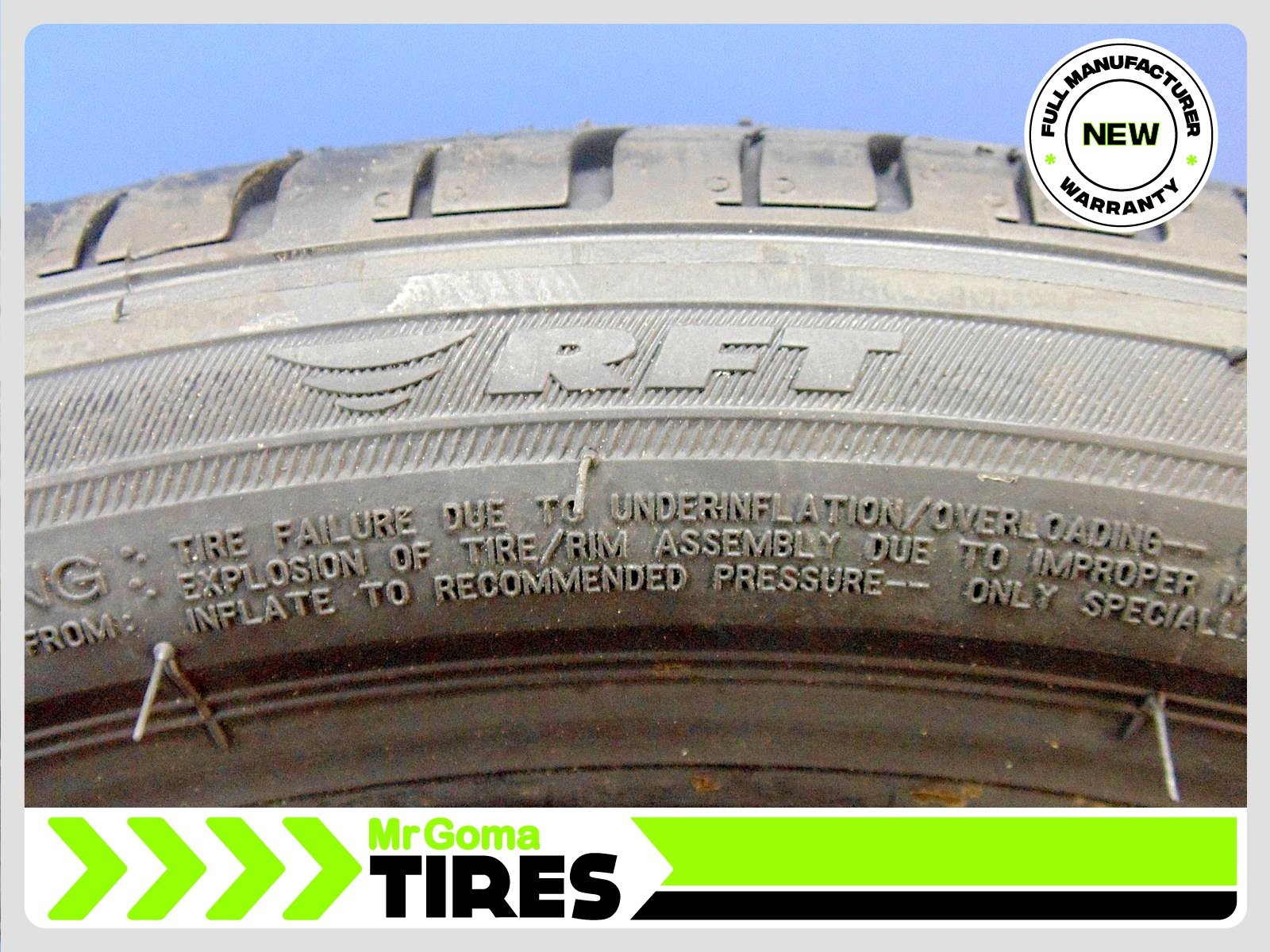 1 BRAND NEW 225/40R19 BRIDGESTONE TURANZA EL450 AR RSC RFT TIRE 89W Run flat
