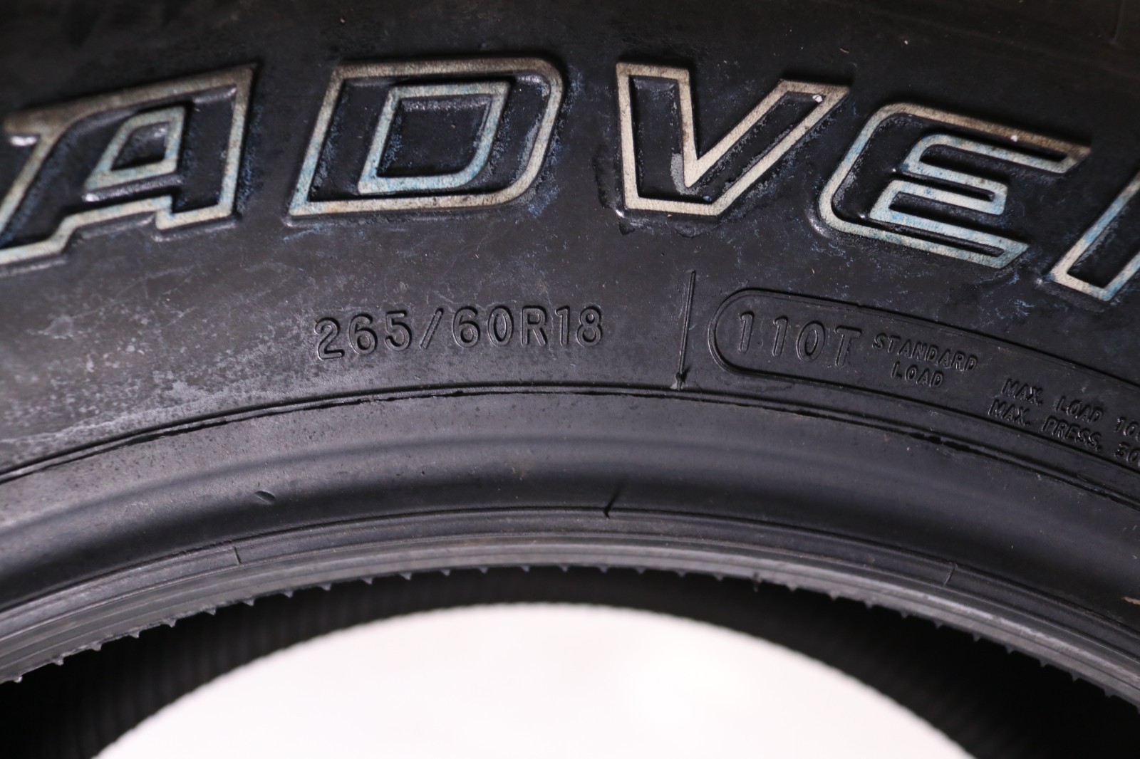 Take Off 265/60R18 Cooper Adventurer H/T – 110T – 12/32 No Repairs