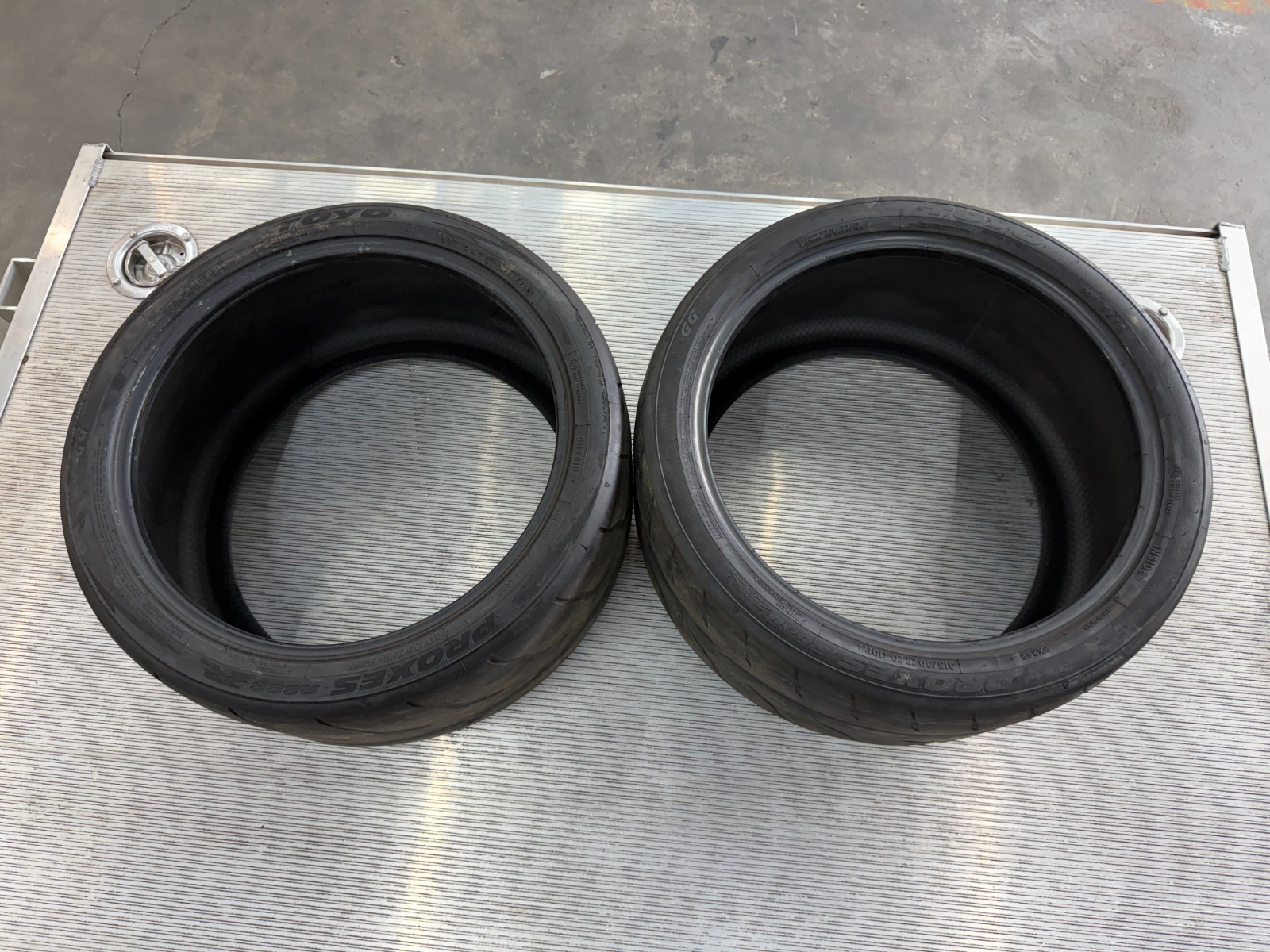 (2) TOYO PROXES R888R 315/30ZR20 TIRES AUDI R8 LAMBORGHINI HURACAN (USED)