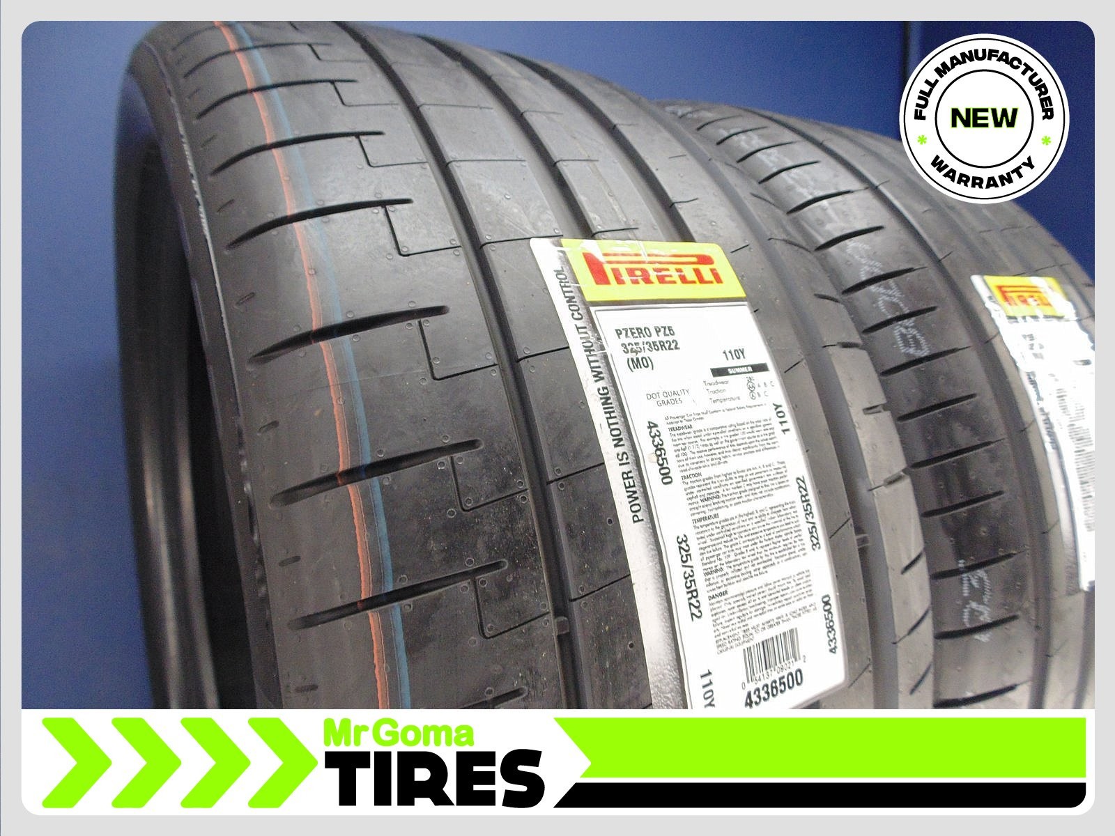 SET OF 2 BRAND NEW 325/35R22 PIRELLI P ZERO PZ5 MO TIRES PZERO MERCEDES 3253522