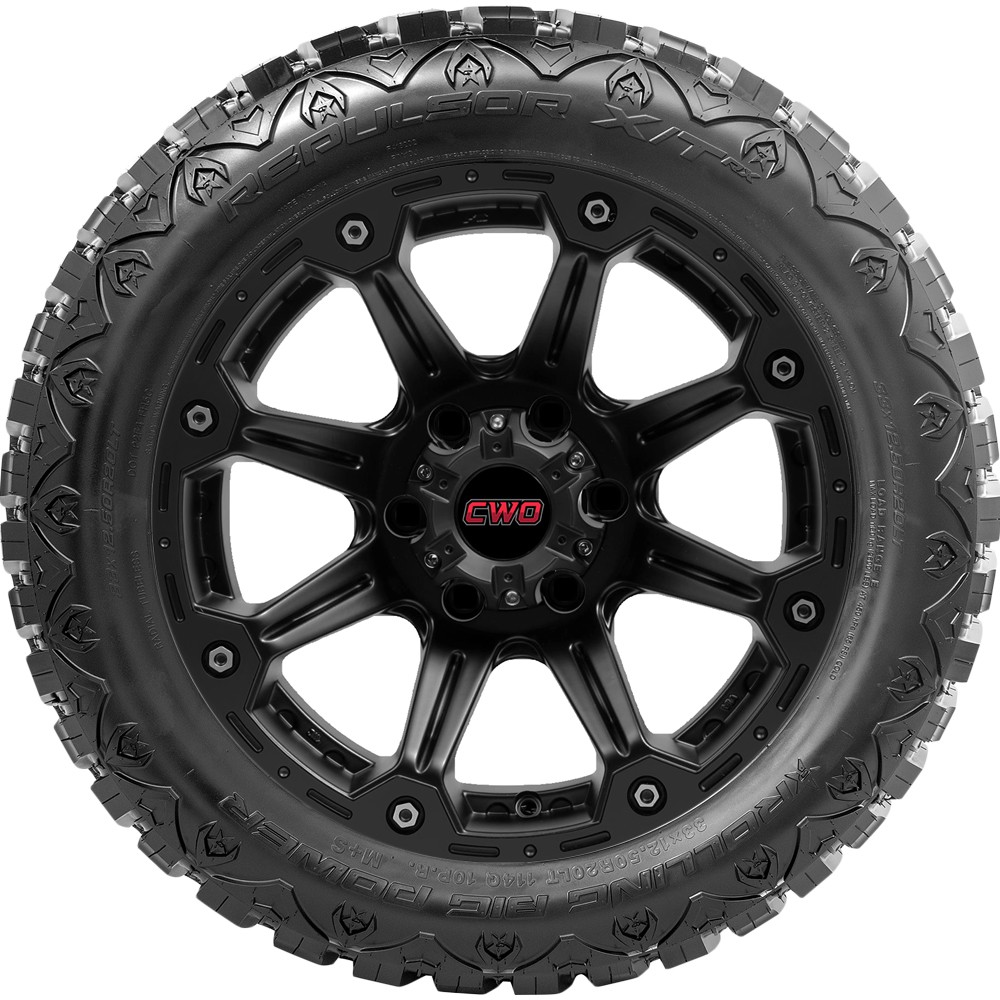 33×12.50R17LT RBP Repulsor X/T RX 114Q LRD Black Wall Tire