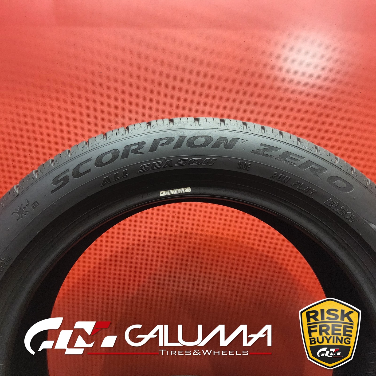 2 Tires LikeNEW Pirelli Scorpion Zero A/S (ELECT) RFT 235/50R19 No Repairs 96068