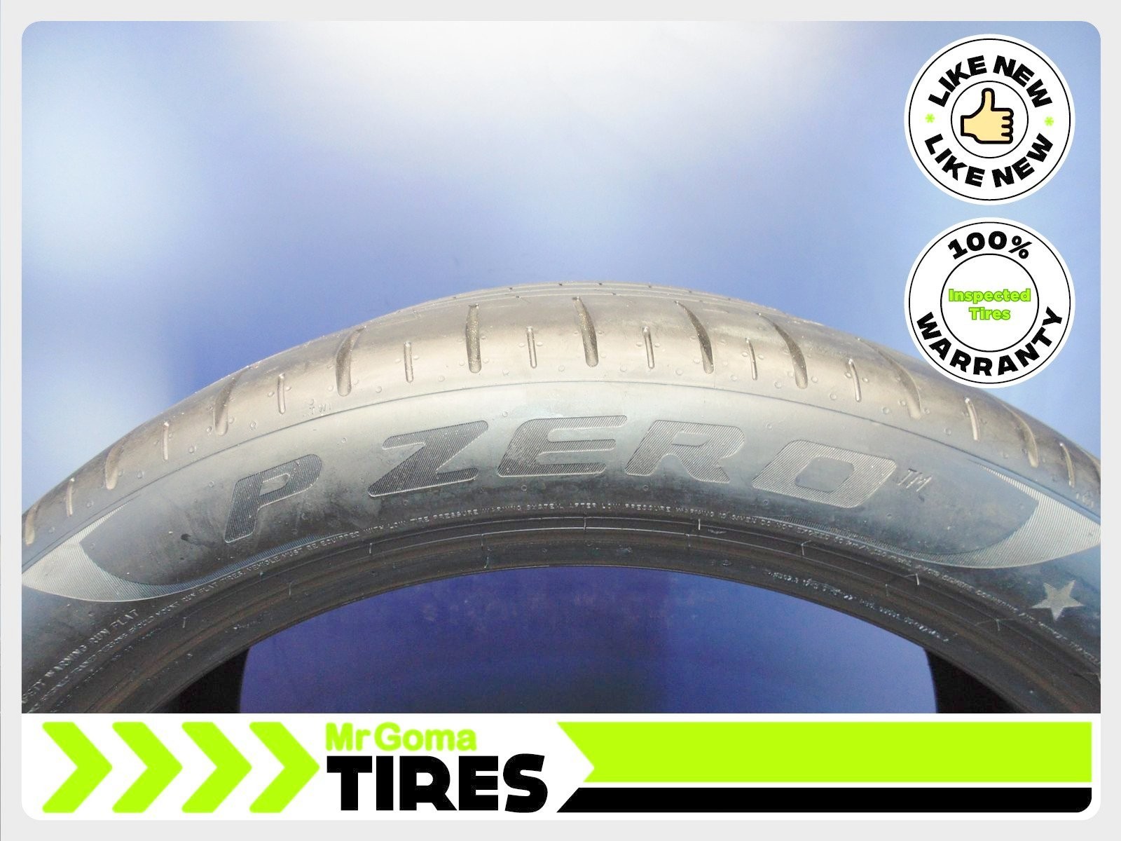 2 PIRELLI P ZERO TM PZ4 KS RFT RSC XL 315/35R22 111Y 7.7/32 AVG Run flat