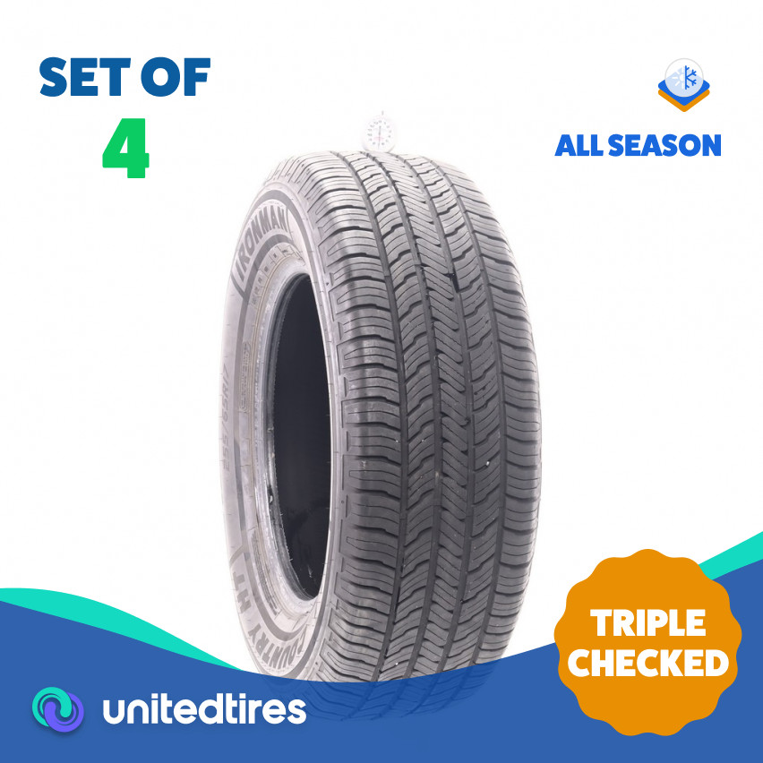 Set of (4) Used 255/65R17 Ironman All Country HT 110T – 7-8/32
