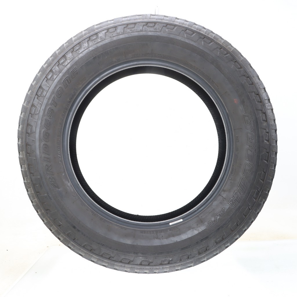 Set of (4) Used LT 275/65R20 Bridgestone Dueler A/T RH-S 126/123R – 6-7/32