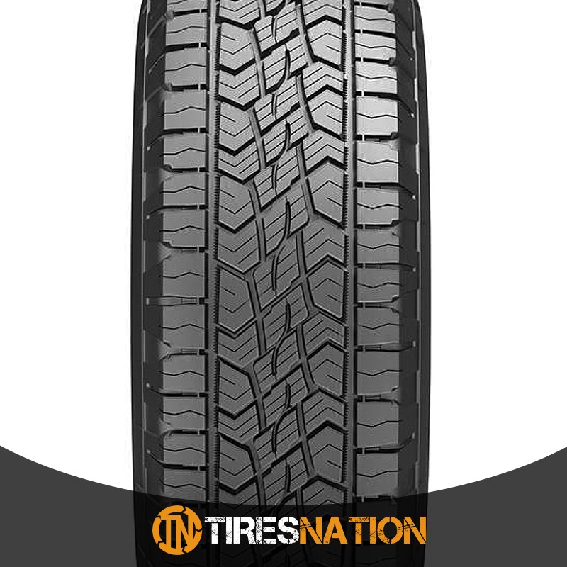 (1) New Continental Terrain Contact H/T LT265/70R18/10 124/121S FR OWL Tires
