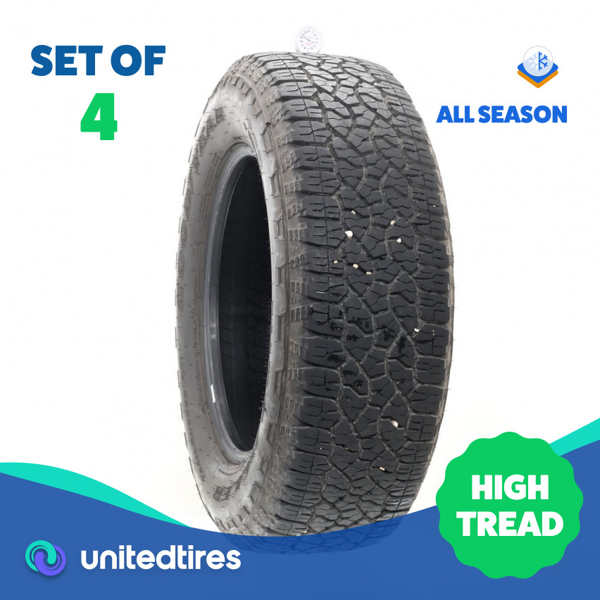 Set of (4) Used LT 275/65R20 Goodyear Wrangler Trailrunner AT – 11-11.5/32