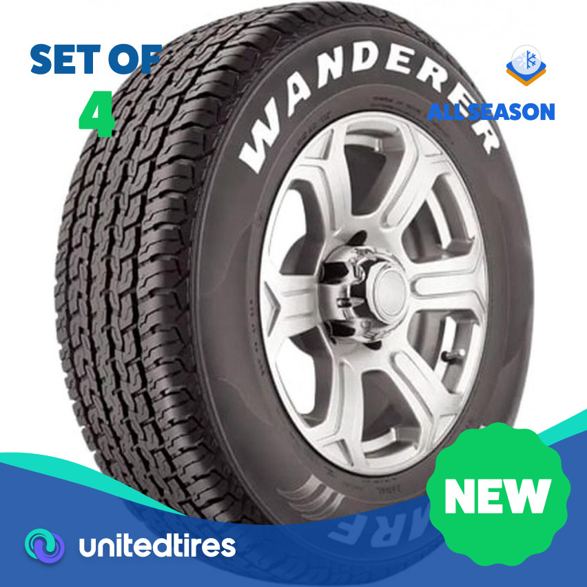 Set of (4) New 265/70R15 MRF Wanderer A/S 112S