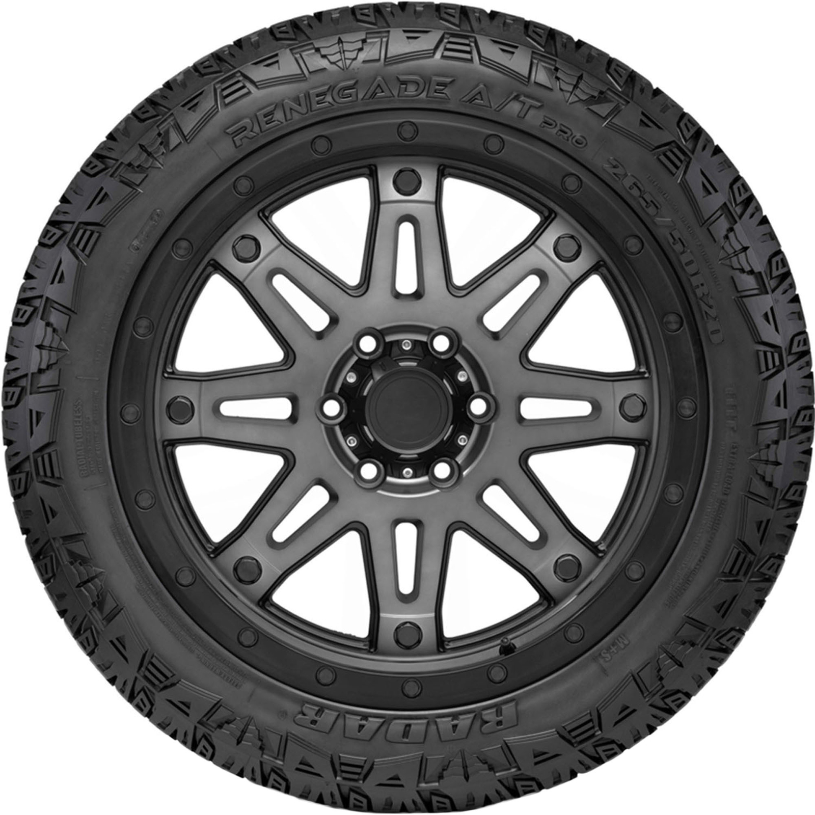 1 New Radar Renegade A/t Pro – 285x45r22 Tires 2854522 285 45 22