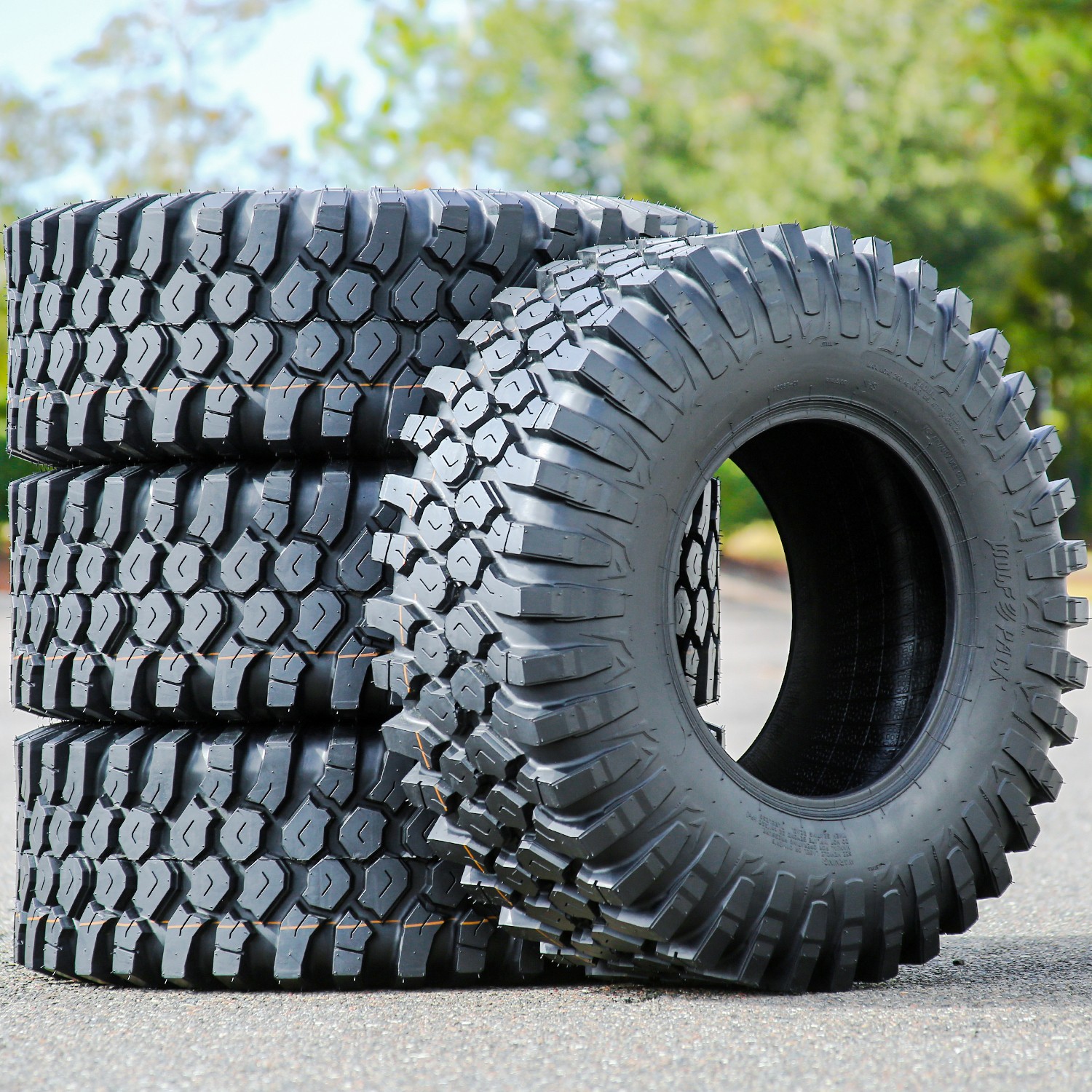 4 Wolfpack P3057 27×9.00R14 27x9R14 27x9x14 10 Ply A/T All Terrain ATV UTV Tires