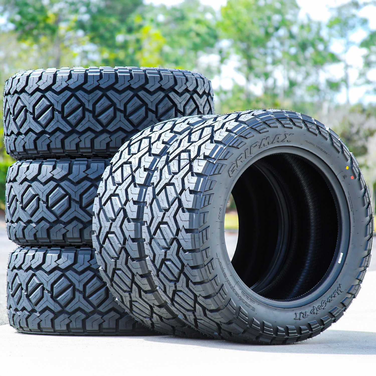 2 Tires Gripmax MaxGrip R/T LT 33X12.50R22 F 12 Ply RT Rugged Terrain TakeOff
