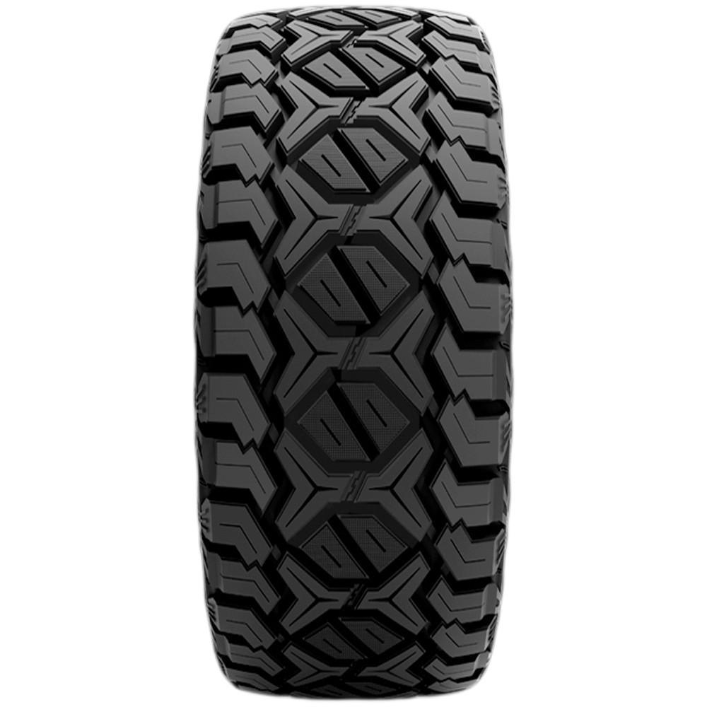 (QTY 4) 33×12.50R22LT Gripmax MaxGrip R/T 114Q LRF Black Wall Tires