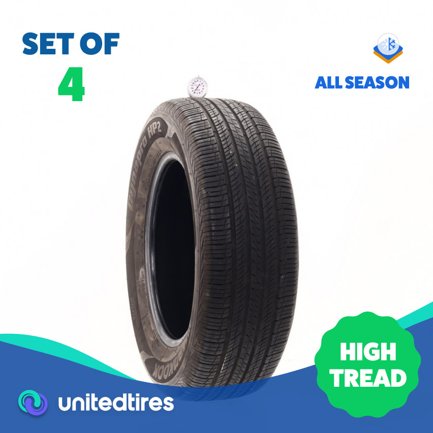 Set of (4) Used 235/65R17 Hankook Dynapro HP2 104H – 8-8.5/32