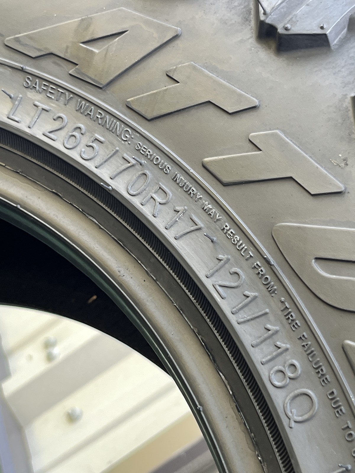 1 New Atturo Trail Blade M/T LT 265/70R17 121/118Q DOT.5023 21/32 New