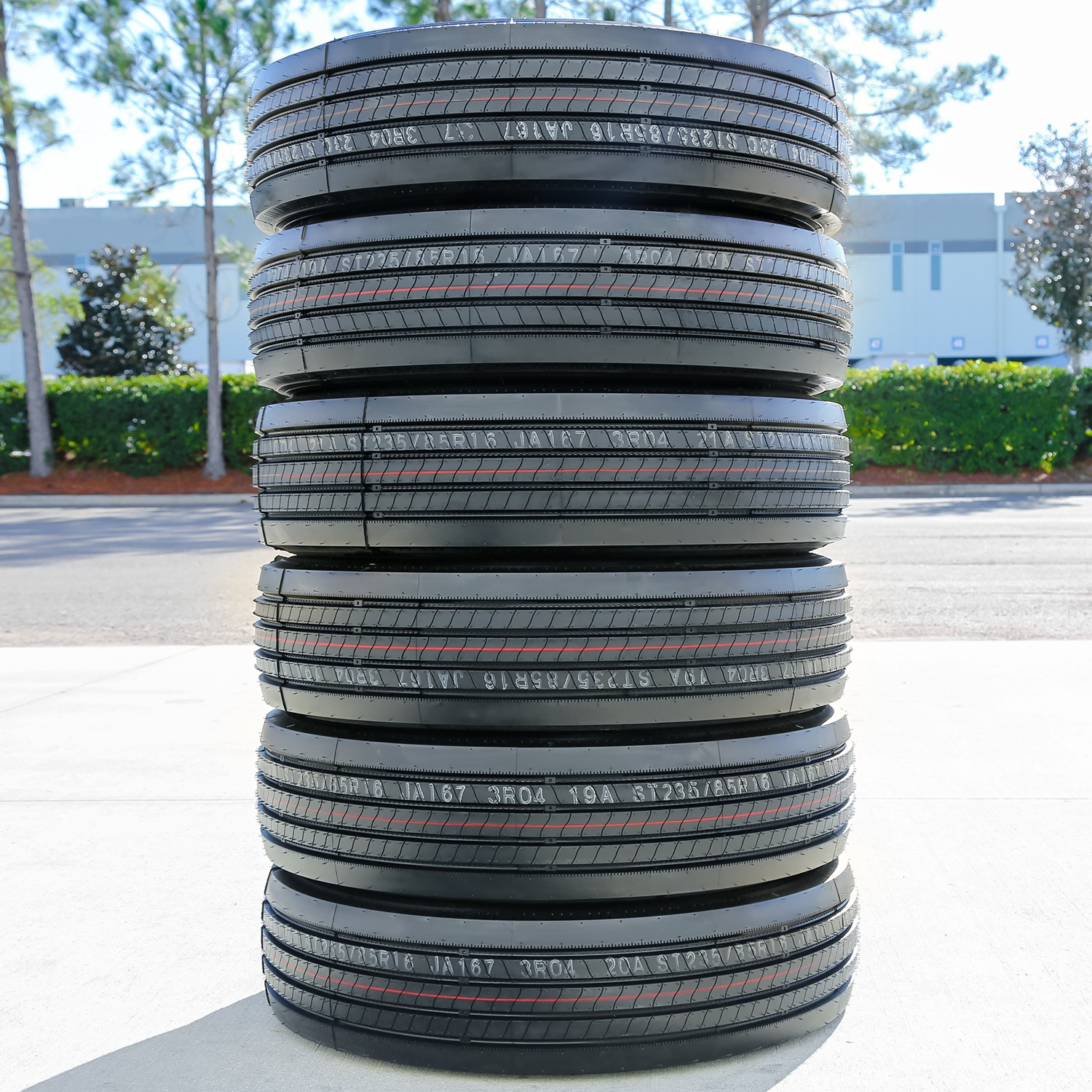4 Tires Roundrule Xtra All Steel ST 235/80R16 Load H 16 Ply Trailer