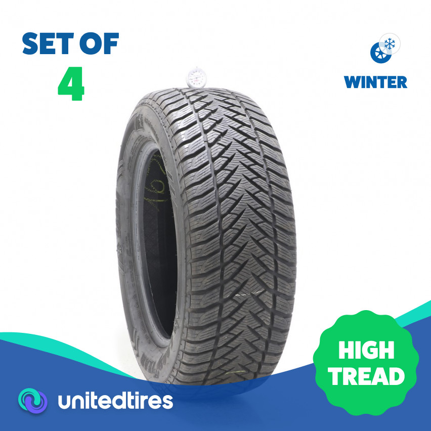 Set of (4) Used 255/60R18 Goodyear Eagle Enforcer Winter 108V – 10-10.5/32