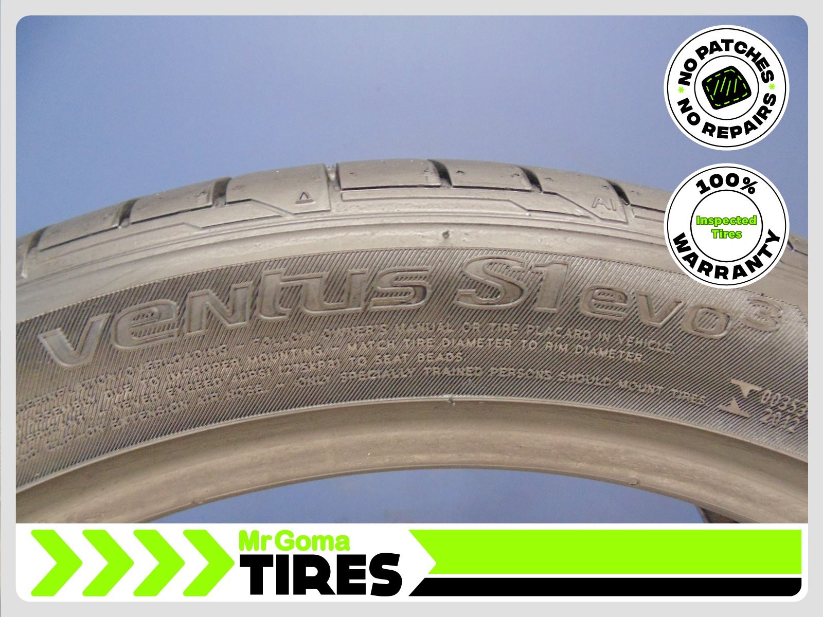 1 HANKOOK VENTUS S1 EVO3 HRS RSC RFT XL 205/45R17 USED TIRE 7.6/32 TREAD RUNFLAT