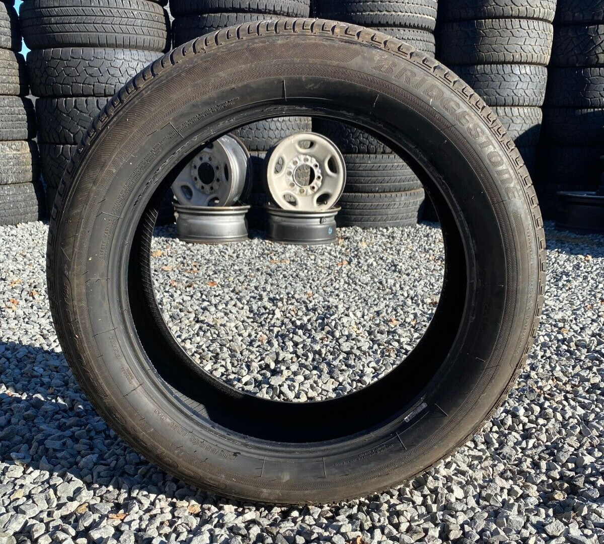 235/55R20 Bridgestone Ecopia H/L 422 Plus – 1 Used Tire – 8/32