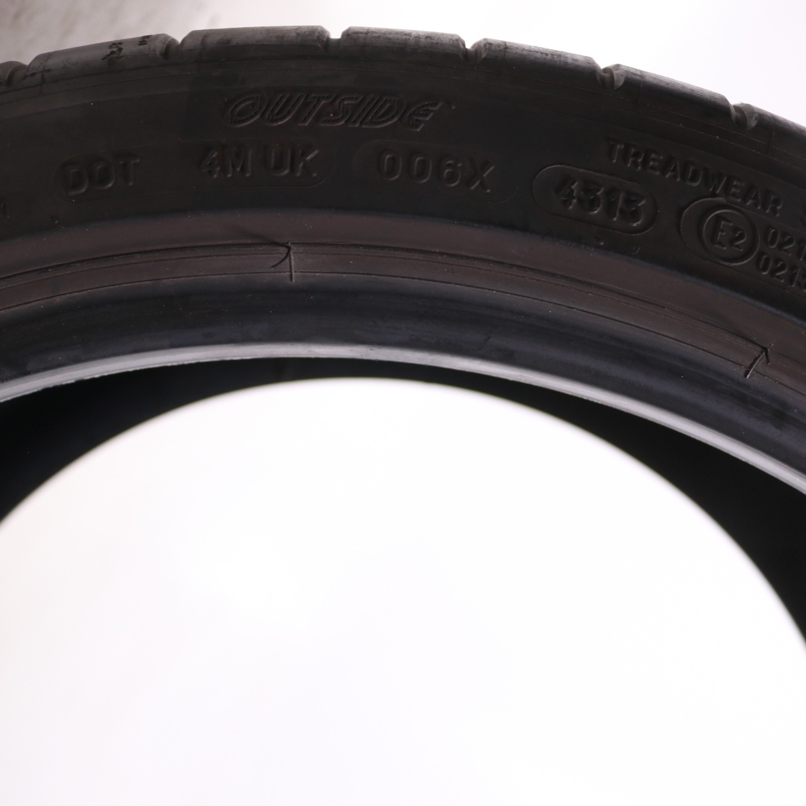 Set of 2 Used 285/30ZR20 Michelin Pilot Super Sport ZP – 95Y – 7.5-8/32